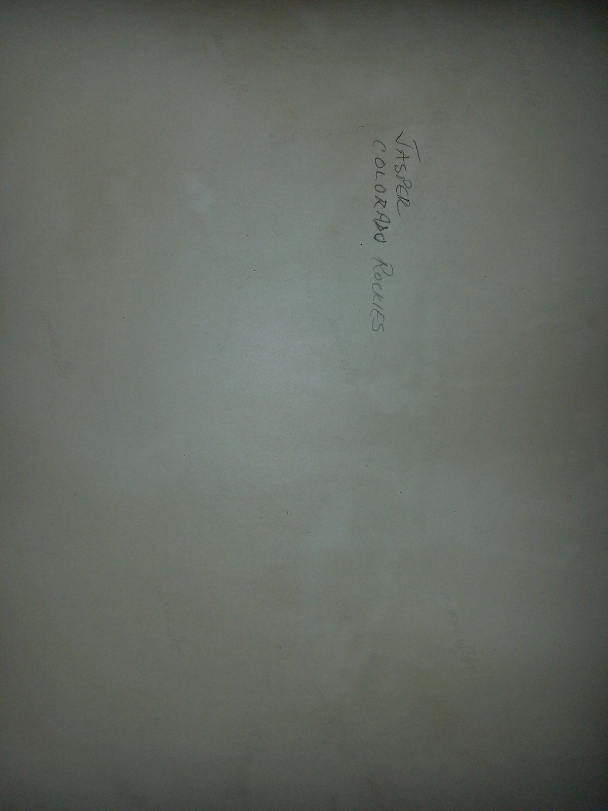 Mystery photograph back